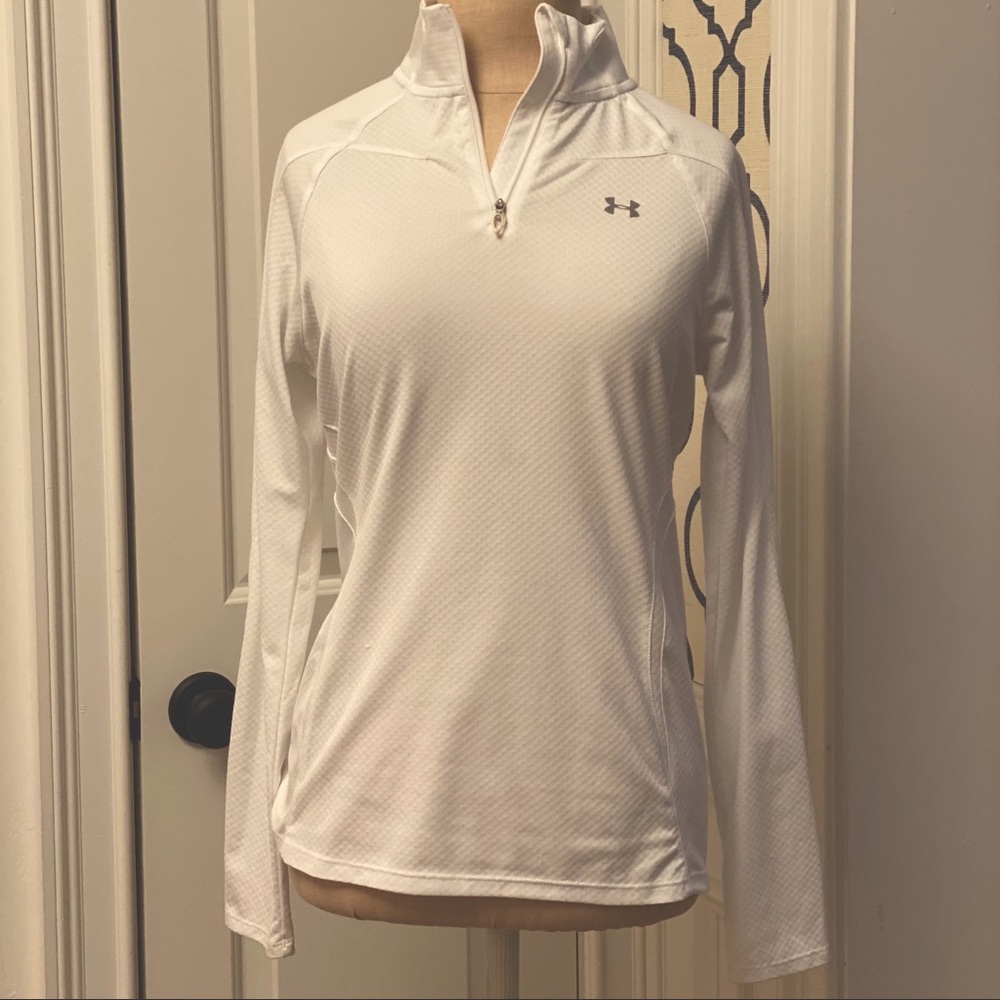 COPY - Women’s White Under Armour 1/4 Zip
